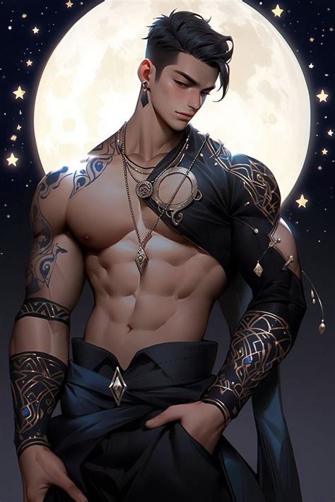 Anime Guys Shirtless Handsome Anime Guys Fantasy Character Design