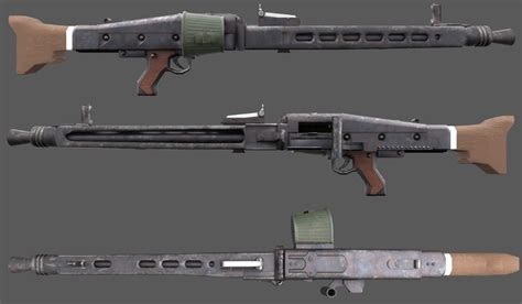 3d Model Mg42 German Ww2 Weapon Vr Ar Low Poly Cgtrader