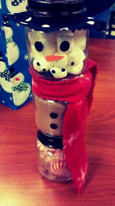 Snowman Made Out Of Baby Food Jars My Take On It Baby Food Jar
