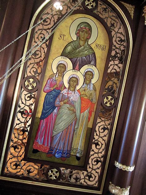 Icon Of St Sophia Everyone Is Welcome St Sophia Ukrainian Greek