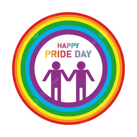 Happy Pride Month Vector Png Images Happy Pride Day Happy Pride Day
