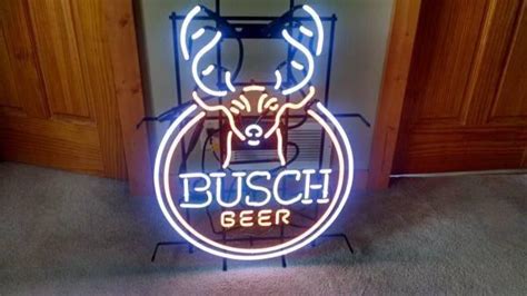 Busch Beer Deer Neon Sign Bar Sign Neon Light Diy Neon Signs