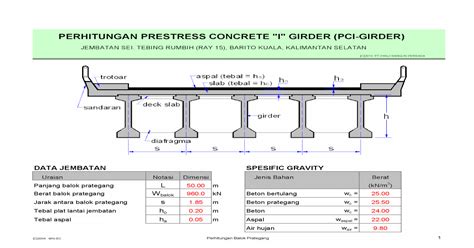 Pci Girder 50m