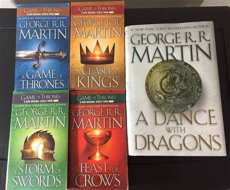 Martin, a song of ice and fire is one of the most popular and widely read epic fantasy book series of all time. Song of Fire and Ice Mass Paperback Complete Set 1-5 Game ...