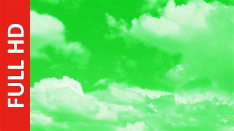 Best Cloud Green Screen Video Background Realistic Free Moving Clouds