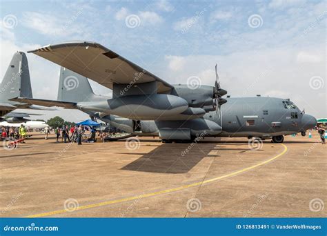 Usaf Hc 130 Combat Search And Rescue Plane Editorial Photo Image Of