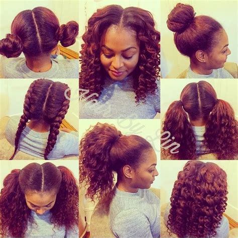 In fact, sew in weave is a perfect hairstyle for those, who'd like to transition to their natural hair, but skip the awkward hair texture stage. 2 Part VERTICAL Versatile Sew-In NYC | natural hair ...