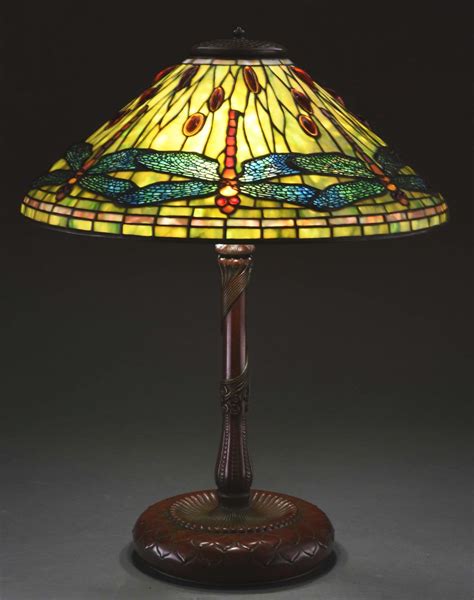 Sold At Auction Tiffany Studios Dragonfly Lamp