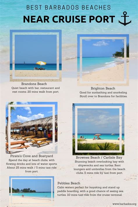 If You Re Visiting Barbados On A Cruise Ship We Have Selected The Best Beaches That Are