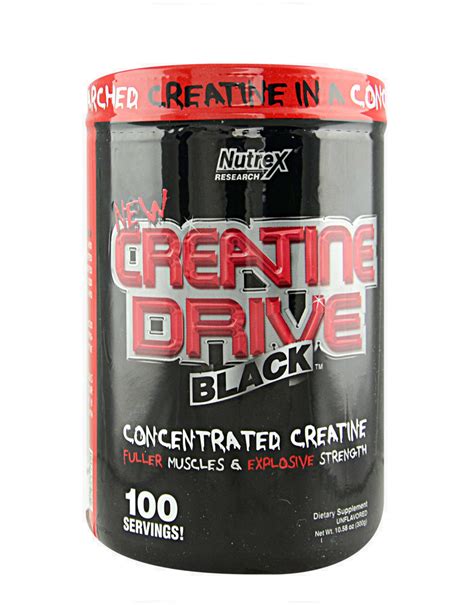 Creatine Drive Black De Nutrex Research 300 Grammes € 931