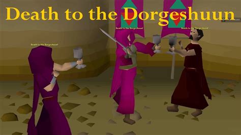 Osrs Death To The Dorgeshuun Youtube