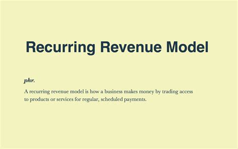 A Startling Truth About Revenue Model Definition Uncovered رفيق الخير