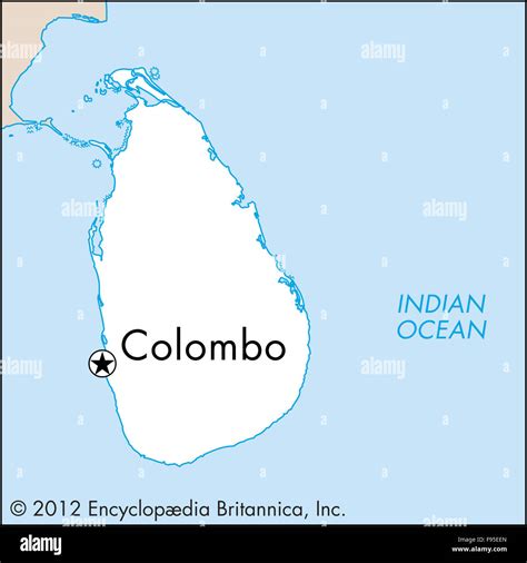 Colombo Sri Lanka Maps Cartography Geography Hi Res Stock Photography