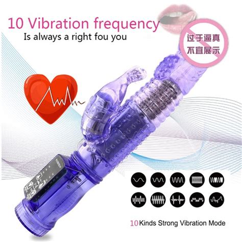 Women G Spot Massager Realistic Rotating Head Thrusting Sex Toy Rabbit Dildo Vibrator Buy