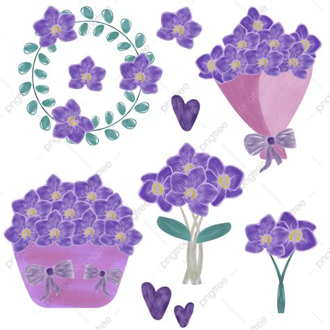 Anggrek Ungu Clipart Png Vector Psd And Clipart With Transparent