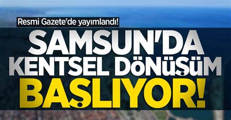 Please click bellow to pass protection, or you will be automatically redirected to the requested page after 0 seconds. Resmi Gazete'de yayımlandı! Samsun'da kentsel dönüşüm başlıyor