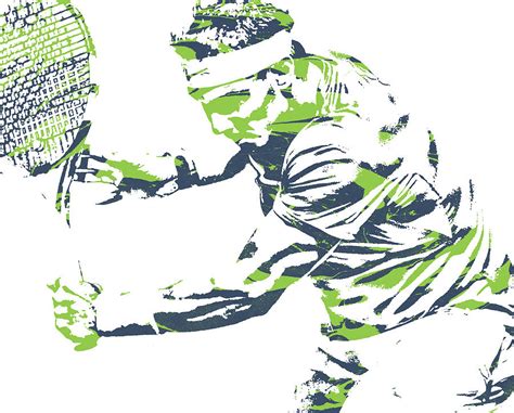 Rafael Nadal Tennis Pixel Art 1 Mixed Media By Joe Hamilton Pixels