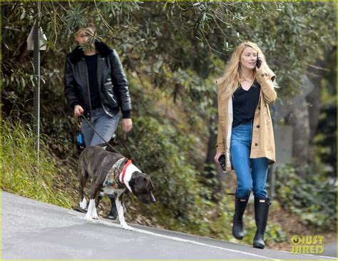 Amber Heard And Girlfriend Bianca Butti Step Out To Walk The Dog Photo