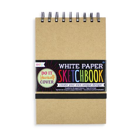 White DIY Cover Sketchbook - OOLY