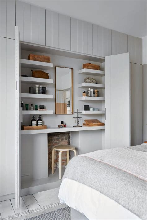 This is a great bedroom wardrobe storage idea for those limited on space. Bedroom Storage Ideas And Stylish Built-In Fitted Wardrobe ...