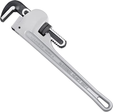 Maxpower 18 Inch Pipe Wrench Heavy Duty Aluminum Plumbing Wrench Pipe