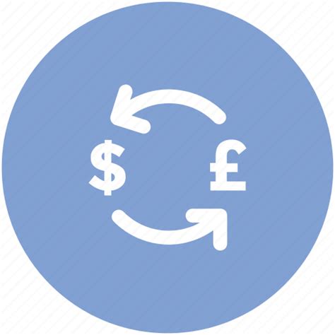 Banking, currency exchange, currency rates, dollar, dollar exchange, exchange, pound exchange icon