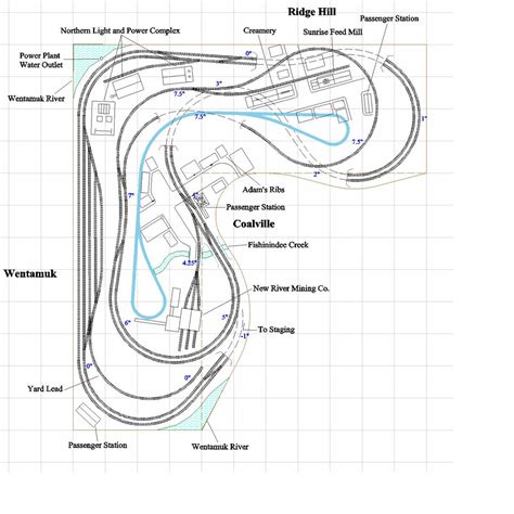 Ho Layout Plan 11 By 12 Double Track Main Line Upper Level Model