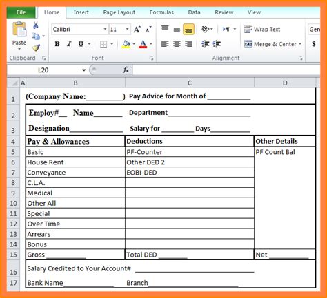 Payslips are generated by employers, business. 8+ salary sheet format in excel file free download ...