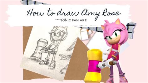 How To Draw Amy Rose Easy Speeddraw Youtube