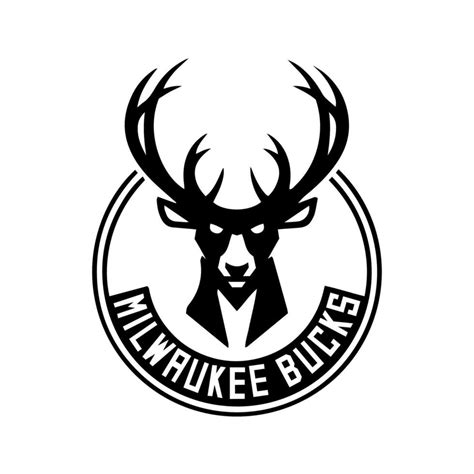 Milwaukee Bucks Black Logo Vector 26784058 Vector Art At Vecteezy