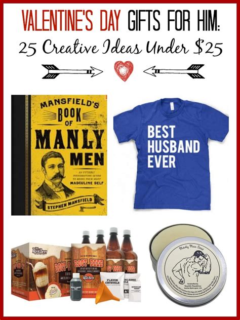 Good gifts for him on valentine's day. Valentine's Gift Ideas for Him - 25 Creative Ideas Under $25