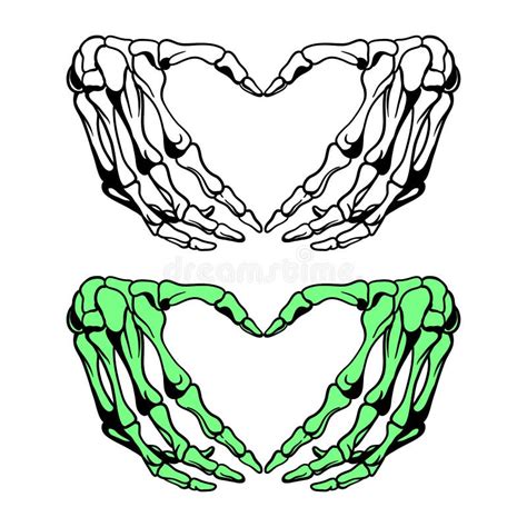 Skeleton Hand Holding Heart Stock Illustrations 38 Skeleton Hand