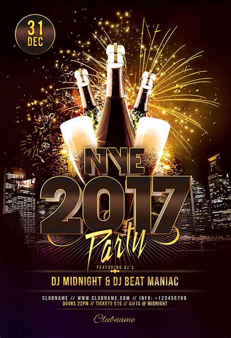 Download this free vector about year end sale memphis style flyer, and discover more than 12 million professional graphic resources on freepik. 50+ Amazing Christmas and New Year's Eve Flyers for the ...