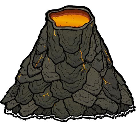 Volcano Png Transparent Image Download Size 512x467px