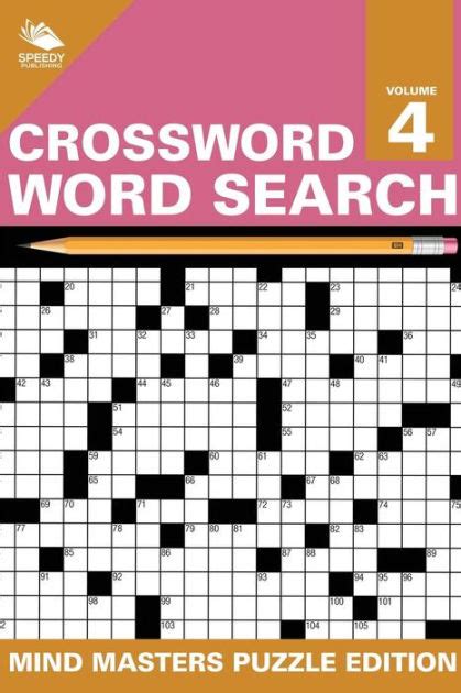 Crossword Word Search Mind Masters Puzzle Edition Vol 4 By Speedy