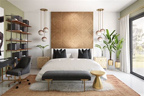 Modern And Glam Bedroom Design Ideas By Julio Havenly