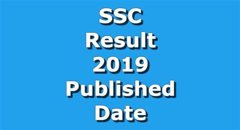 Ssc Result 2019 Published Date And Time All Education Board Bangladesh