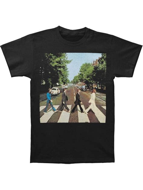 The Beatles Beatles Mens Abbey Road T Shirt Heather Gray