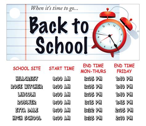Bell Schedule For El Reno Public Schools El Reno Tribune