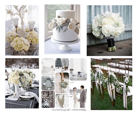 Add in a bit of punchy pink, sky blue and trusty neutrals to create a warm, inviting ambiance. Silver, Gold and Green Wedding Colors