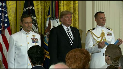 President Trump Awards Medal Of Honor To Retired Navy Seal