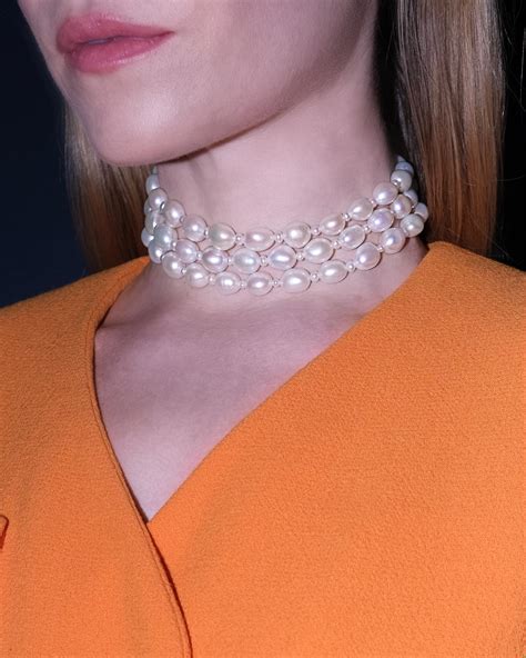 Mixed Baroque Pearl Collar Necklace FRY POWERS