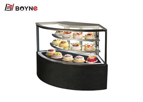 900W Glass Door Ice Cream Cake Display Freezer High Transmittance