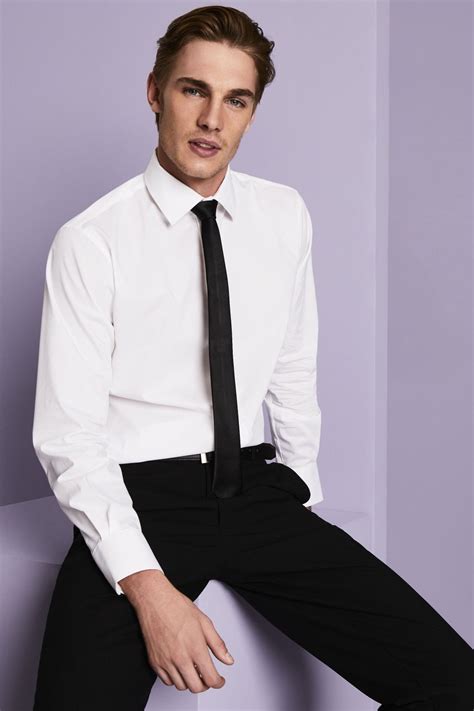Premier Workwear Skinny Tie Black Simon Jersey