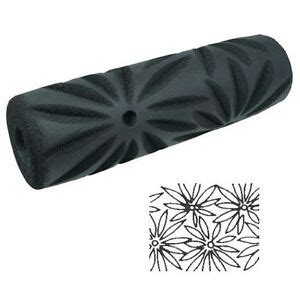 The roller frame (13455) is sold separately. Kraft-Tool-Drywall-Texture-Roller-Poinsettia-Pattern-21515