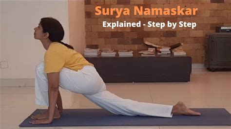 Surya Namaskar Step By Step Explained By Arun Pandala Sivananda