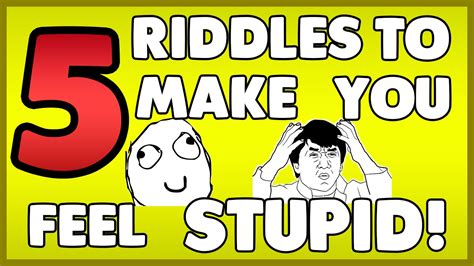 Our compilation of funny riddles is no joke! 5 Trick questions to make you feel stupid! Best FUNNY RIDDLES!! - YouTube