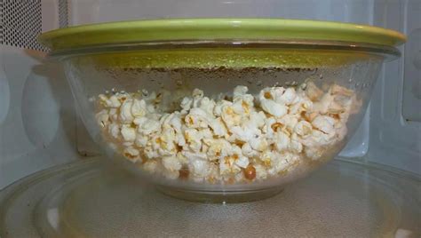 Perfectly Popped Popcorn In The Microwave No Bag No Butter Or Oil Nothing To Throw Away