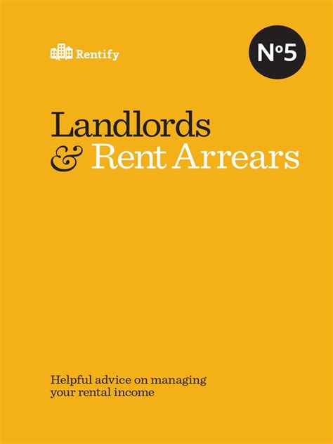 Landlords And Rent Arrears Pdf Leasehold Estate Landlord
