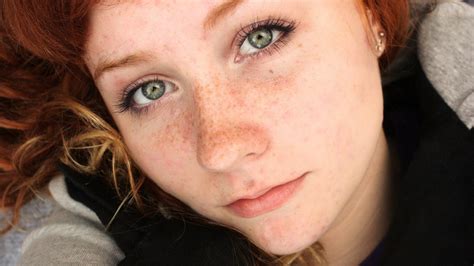 Women Models Freckles Green Eyes Faces Teens Red Hair Freckles